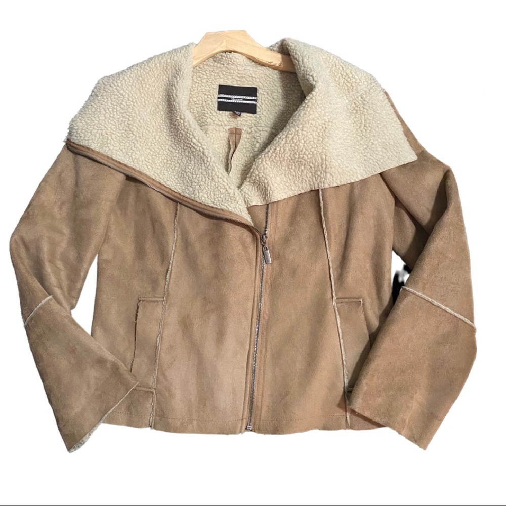 XL Dynamite Suede Sherpa Jacket